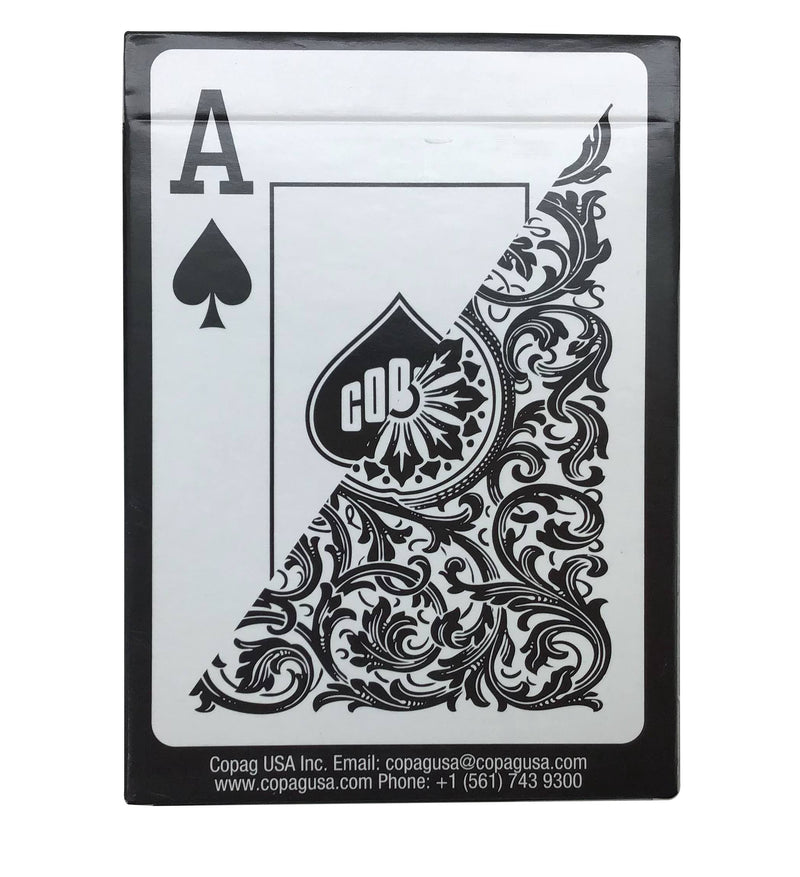 Copag Elite 100% Plastic Single Deck Poker Size Jumbo Index