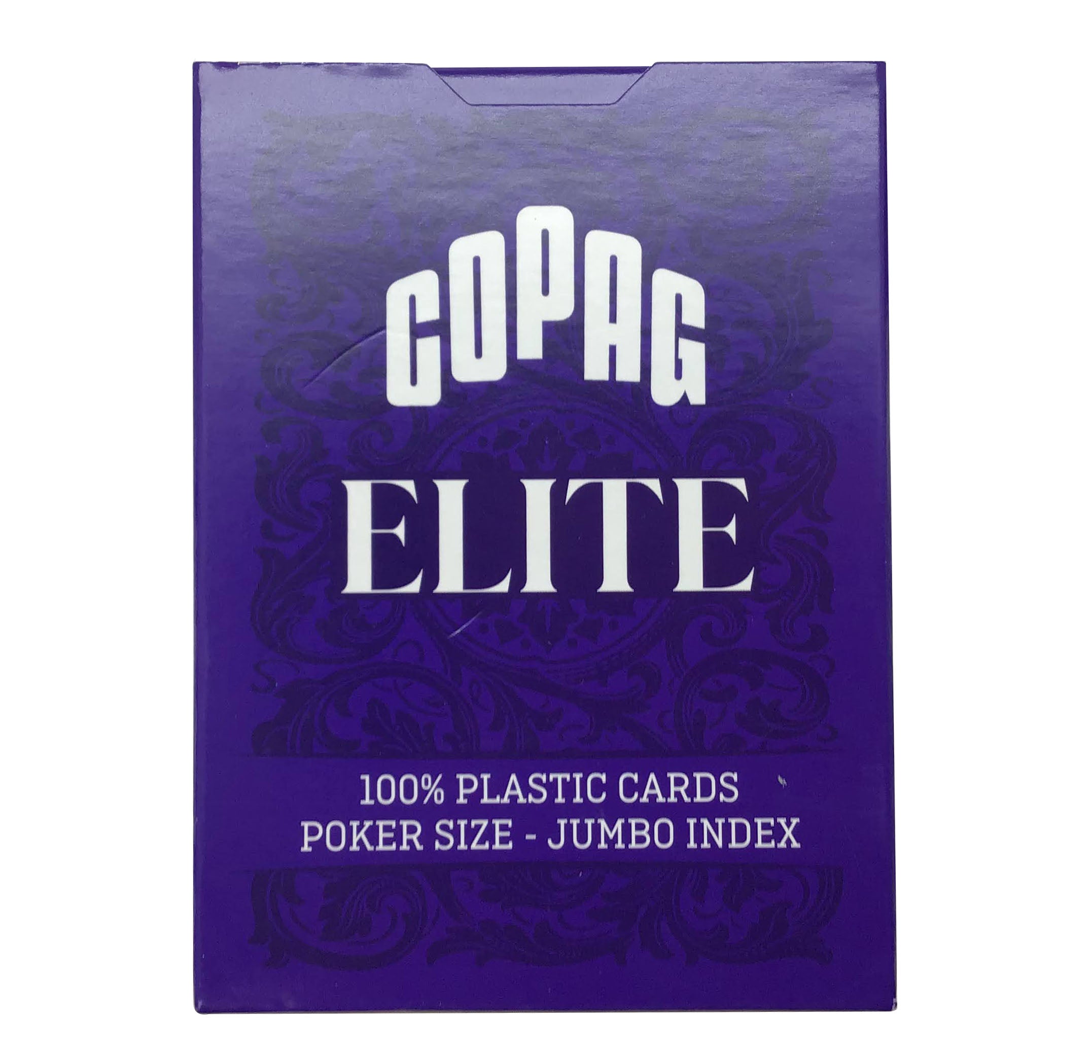 Copag Elite 100% Plastic Single Deck Poker Size Jumbo Index