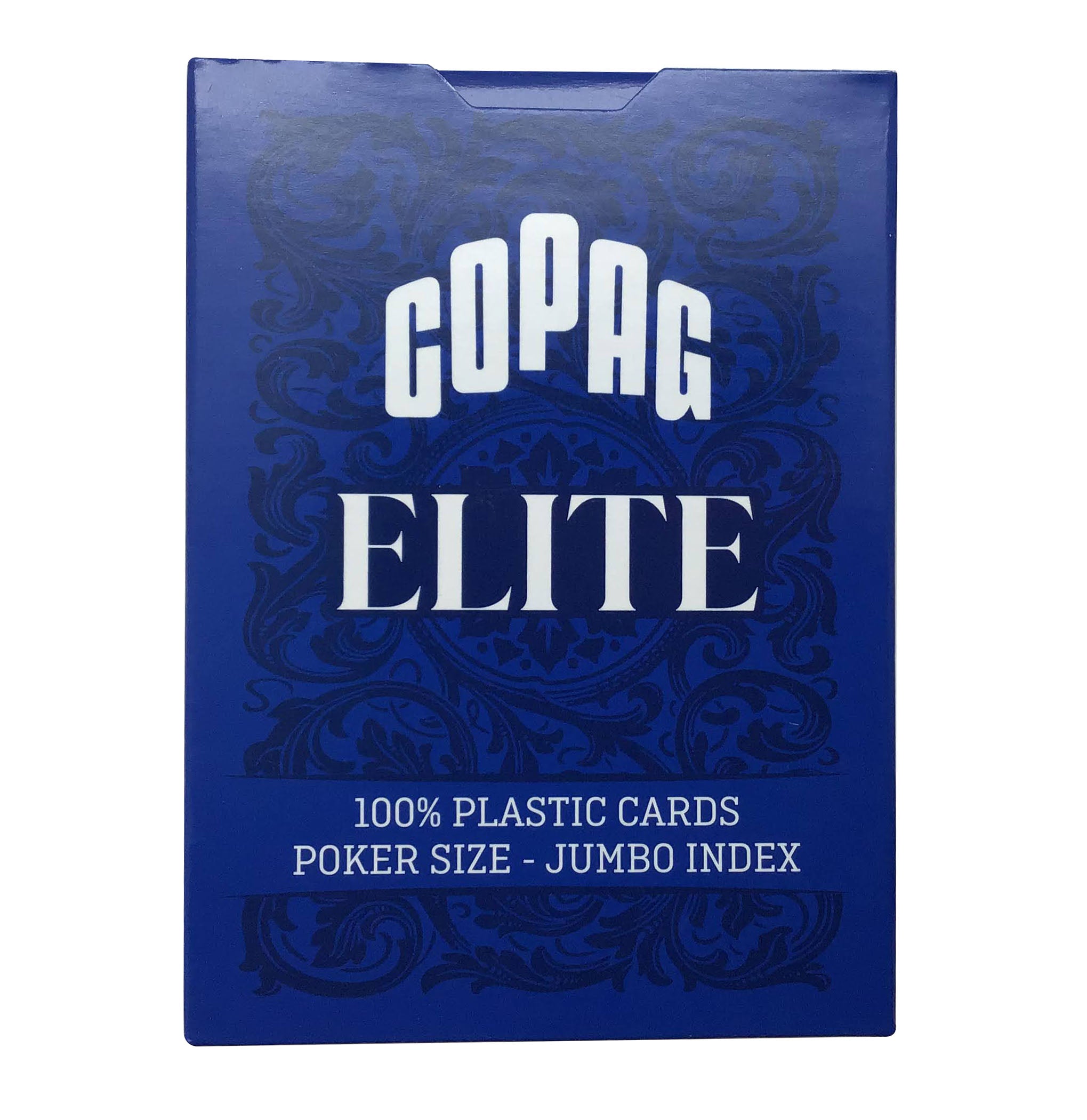 Copag Elite 100% Plastic Single Deck Poker Size Jumbo Index