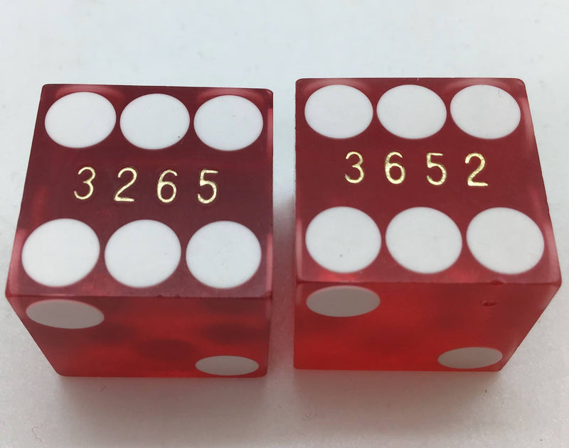 Sunset Station Casino Pair of Dice Matching Las Vegas Nevada