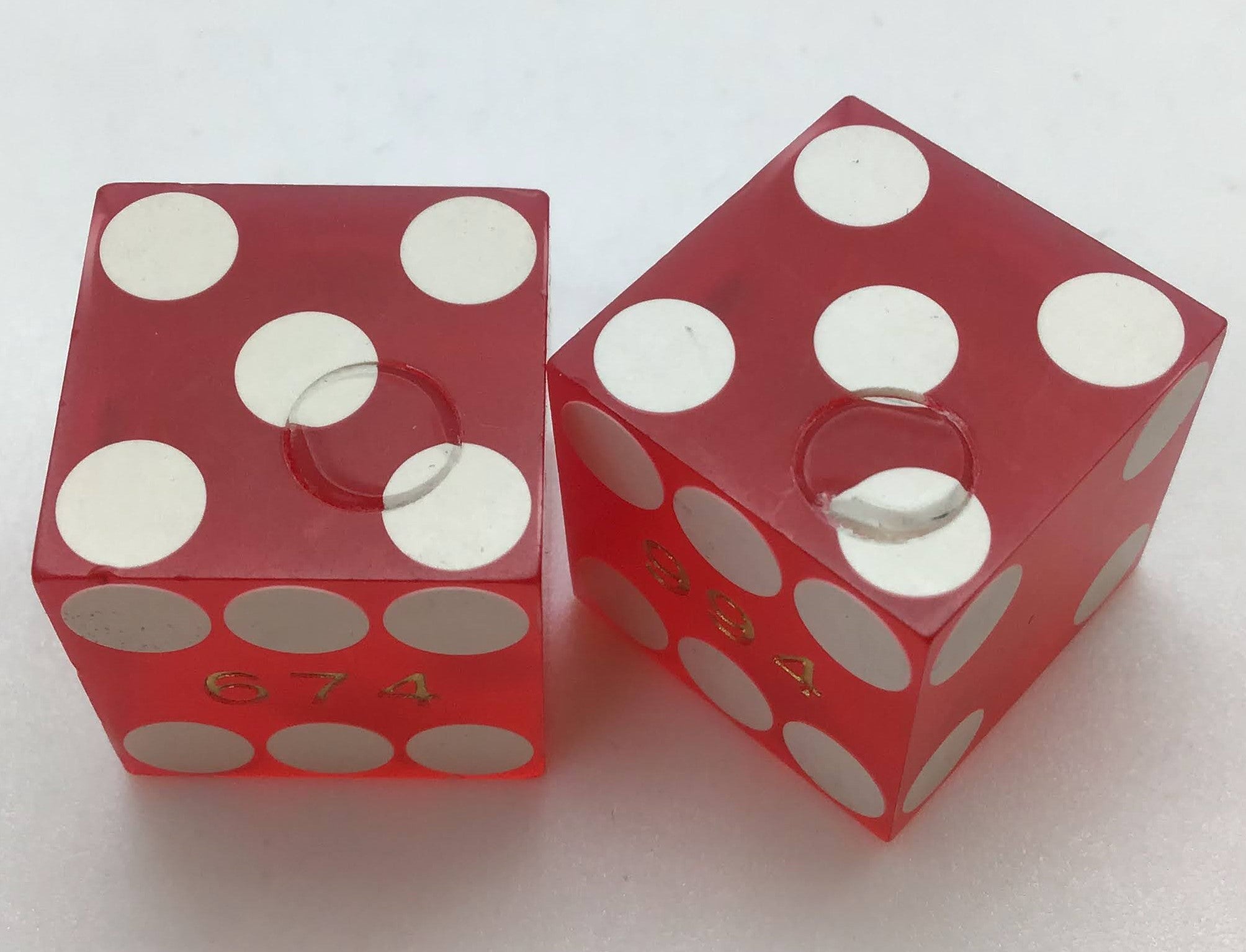 Buffalo Bill's Casino Las Vegas Used Pair of Dice