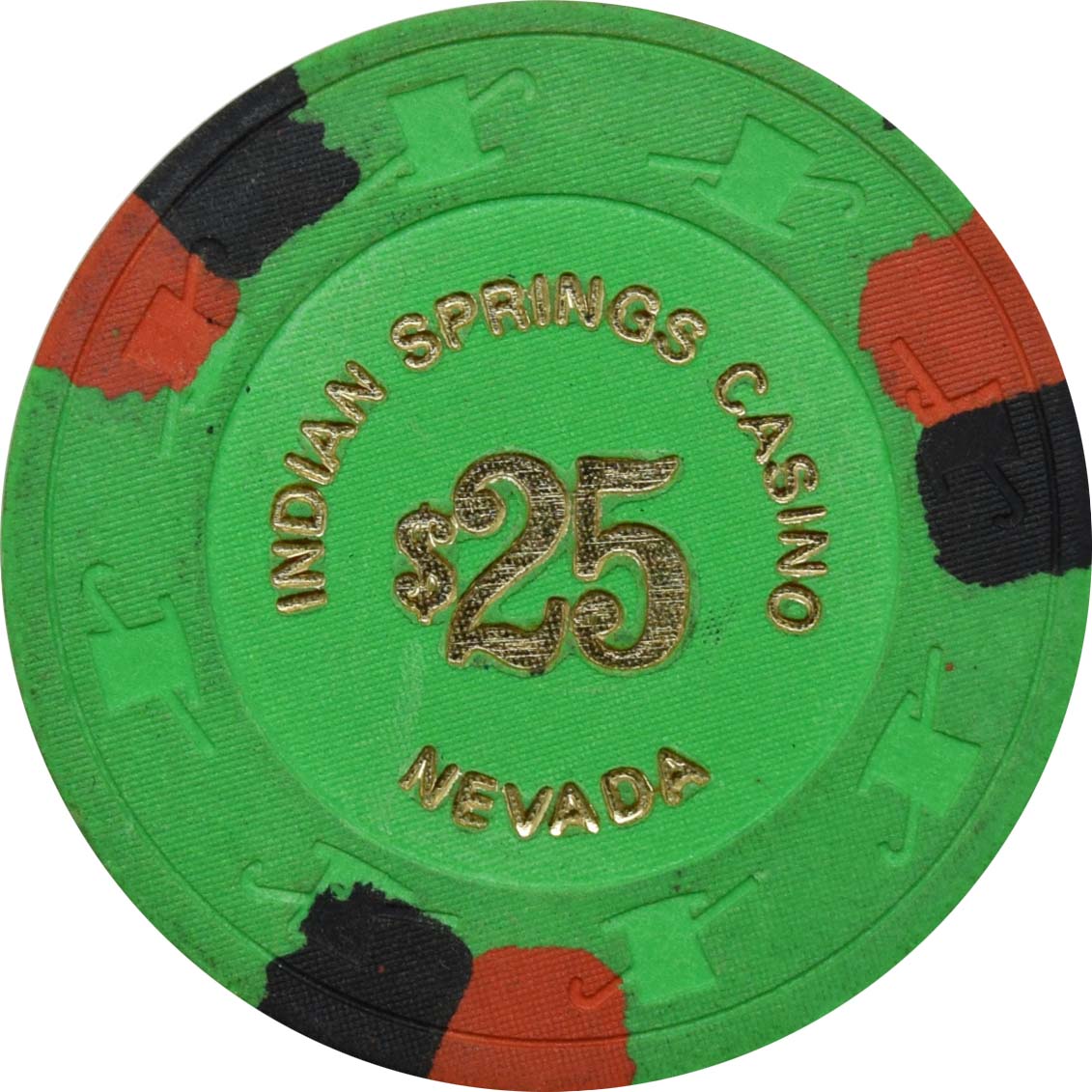 Indian Springs Casino Indian Springs Nevada $25 Chip 1985