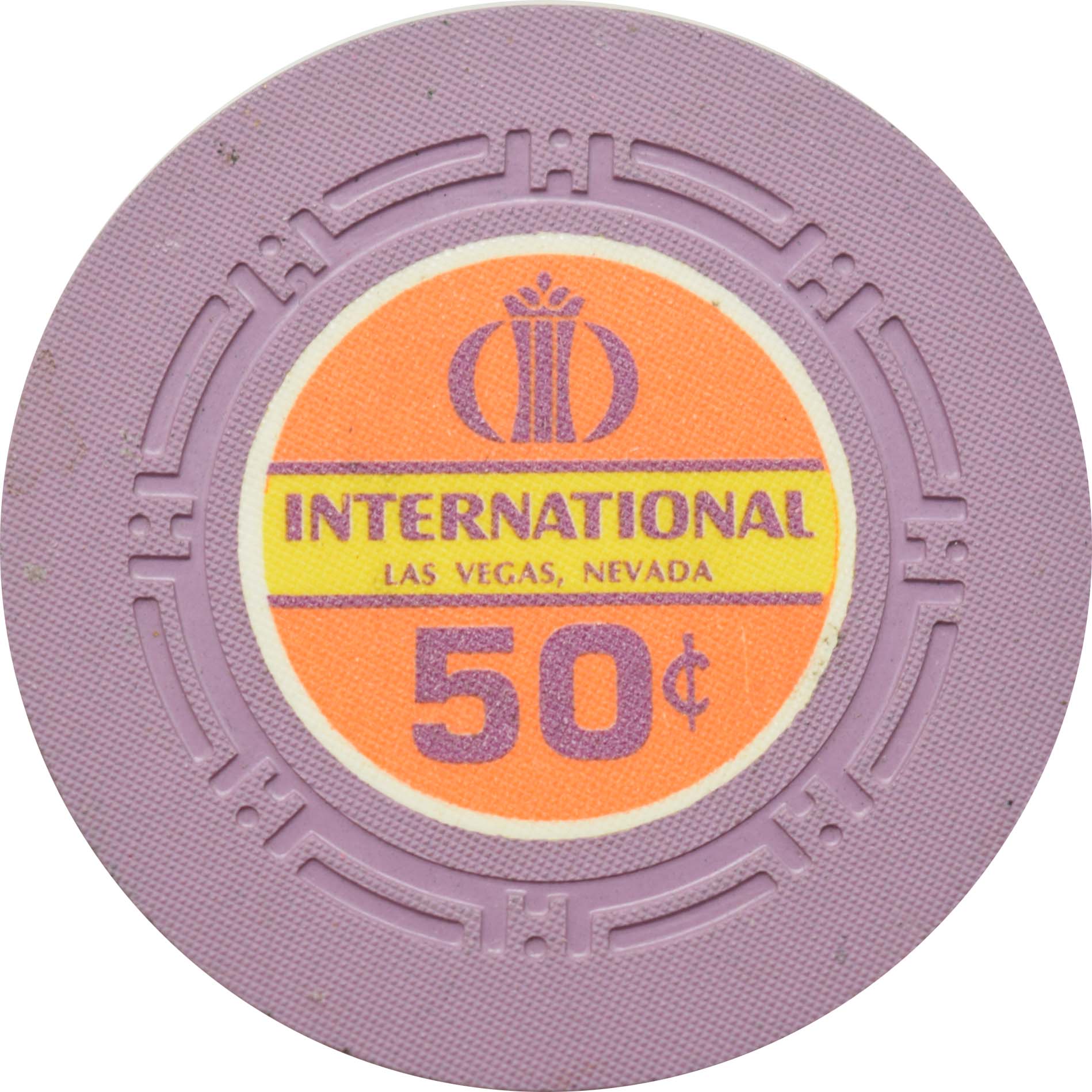 International Casino Las Vegas Nevada 50 Cent Chip 1969