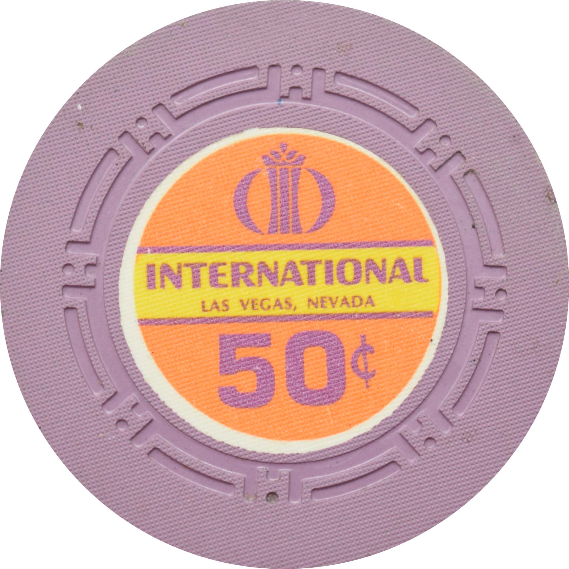 International Casino Las Vegas Nevada 50 Cent Chip 1969