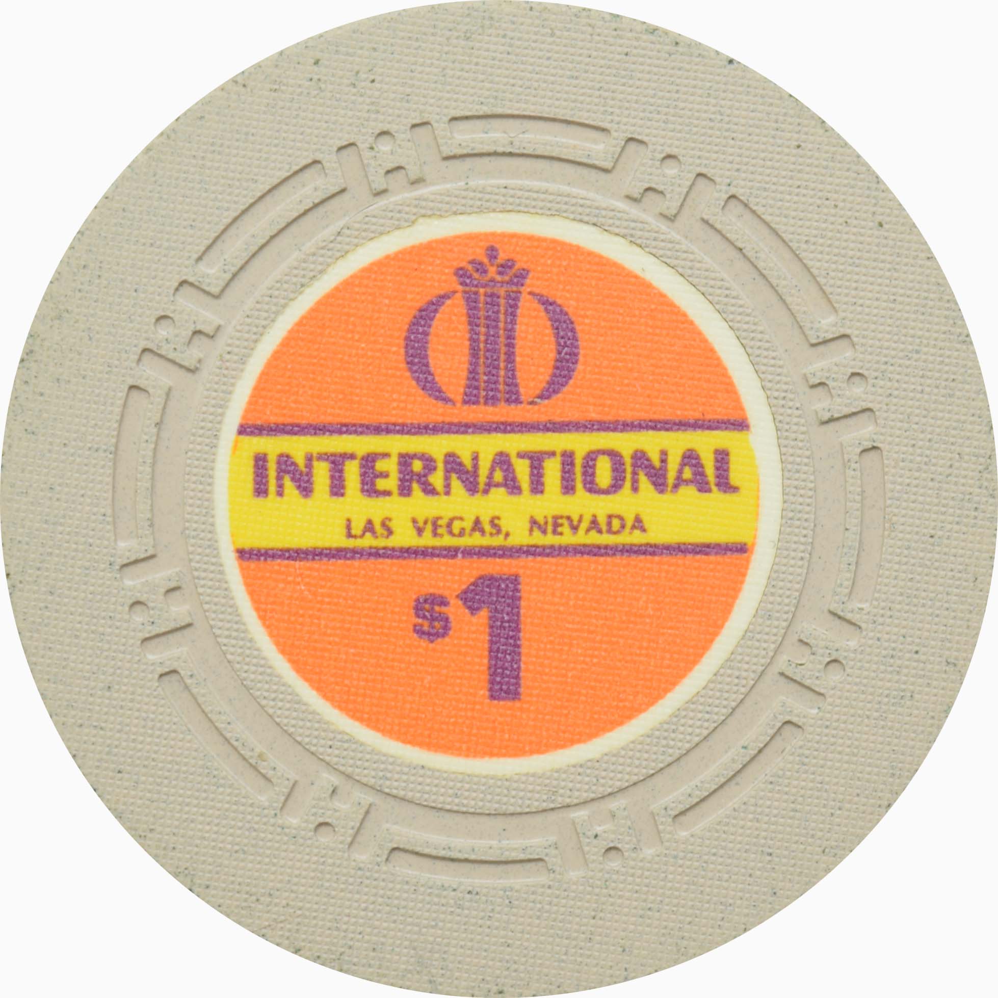 International Casino Las Vegas Nevada $1 Chip 1969