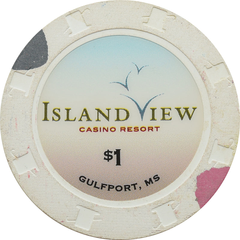 Island View Casino Gulfport Mississippi $1 Chip