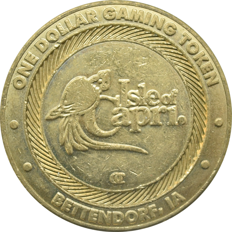 Isle of Capri Casino Bettendorf Iowa $1 Token