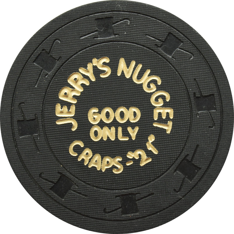 Jerry's Nugget Casino N. Las Vegas Nevada $5 Non-Negotiable Chip 1964