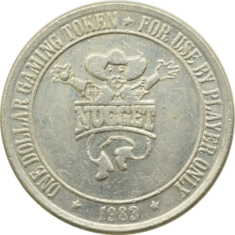 John's Tahoe Nugget Casino Lake Tahoe Nevada $1 Token 1983