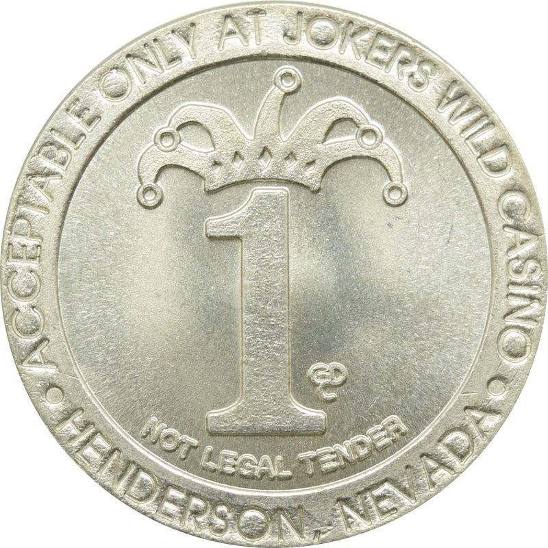 Jokers Wild Casino Henderson NV $1 Token 1993