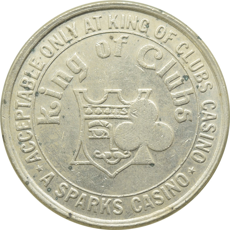 King of Clubs Casino Sparks NV $1 Token 1979