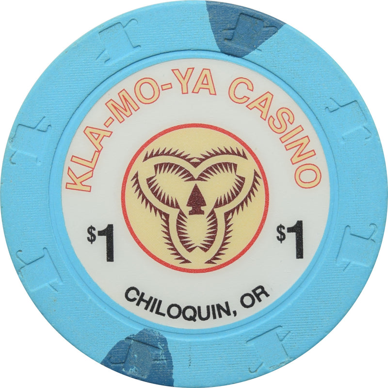 Kla-Mo-Ya Casino Chiloquin OR $1 Chip