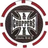 Las Vegas Choppers Poker Chip Set of 25