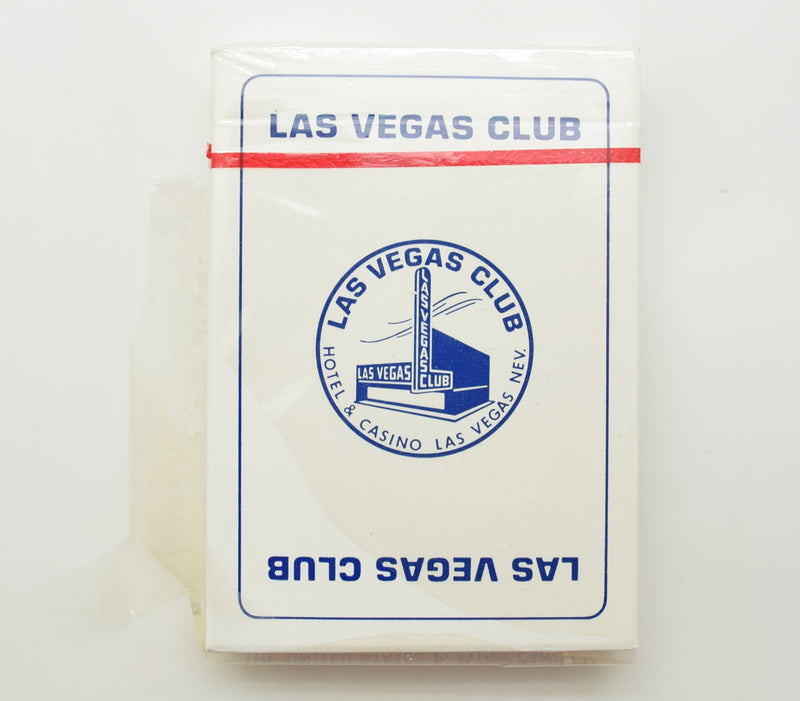 Las Vegas Club New Blue Playing Cards Las Vegas Nevada