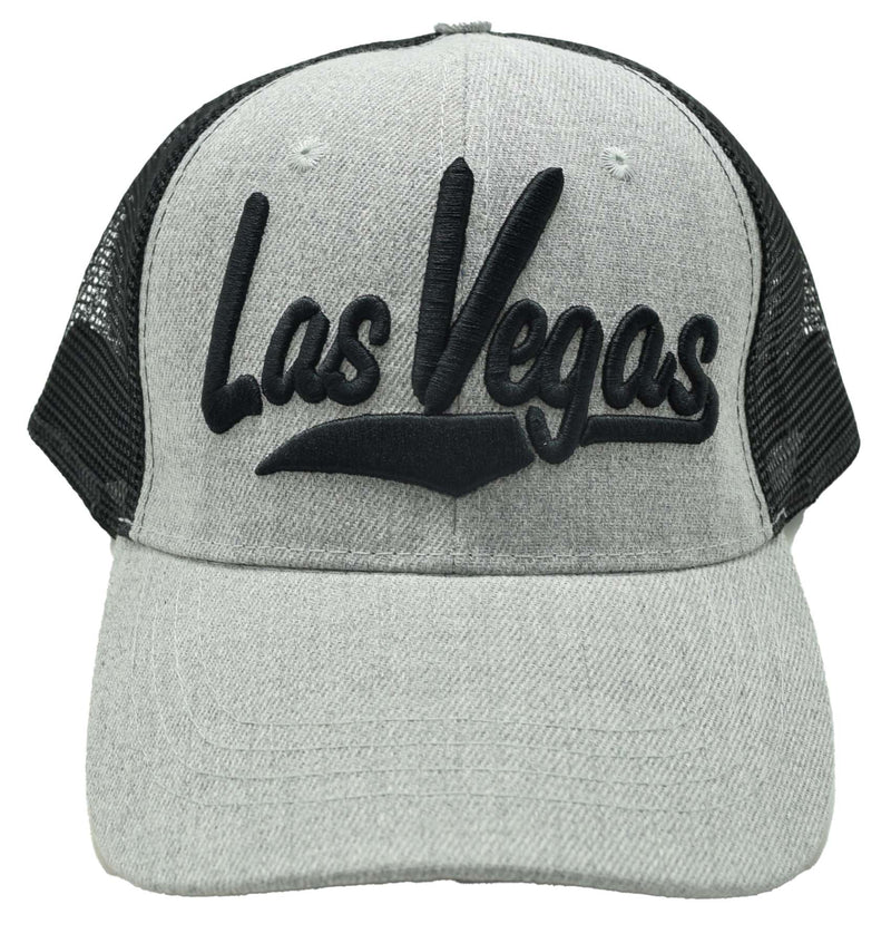 Las Vegas Cursive Script Mesh Hat