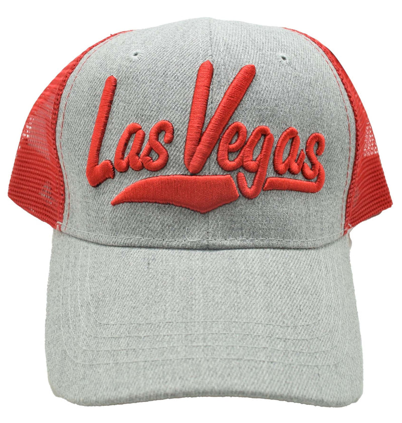 Las Vegas Cursive Script Mesh Hat