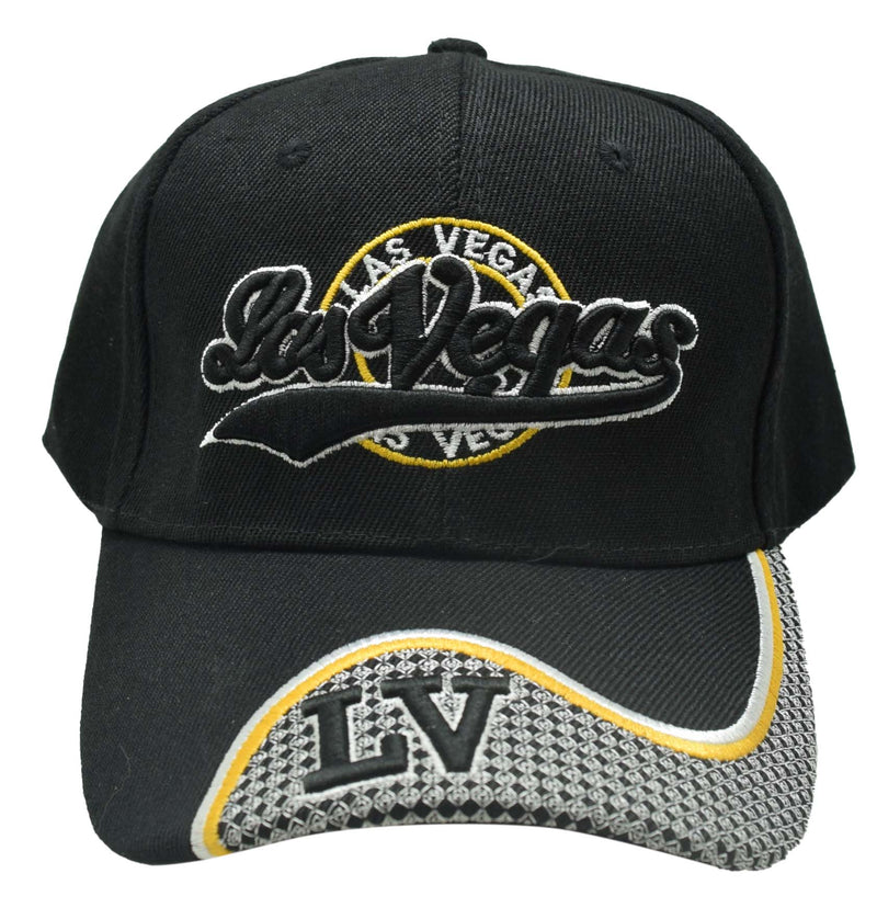 Las Vegas Cursive Script with Pattern Hat