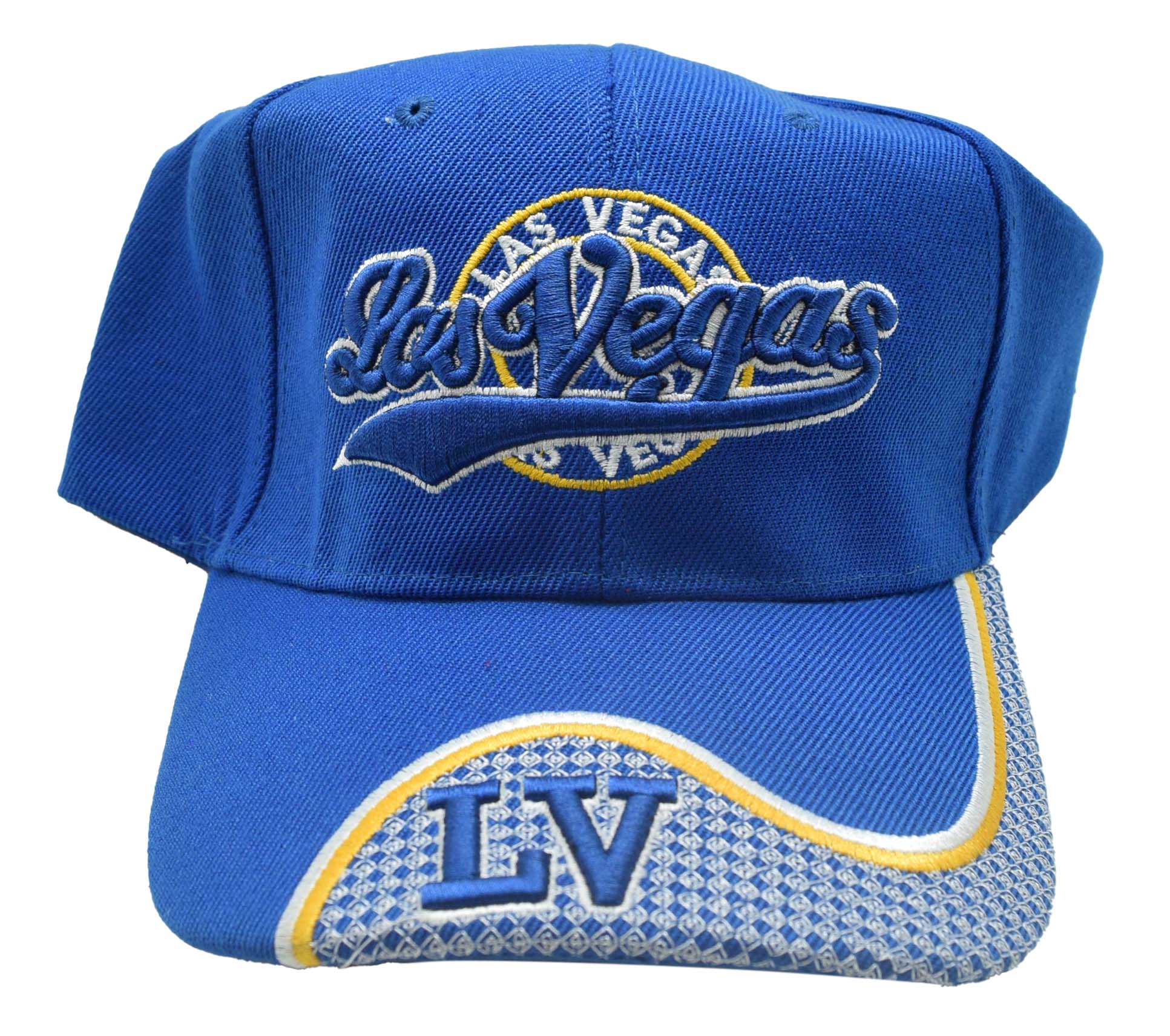 Las Vegas Cursive Script with Pattern Hat