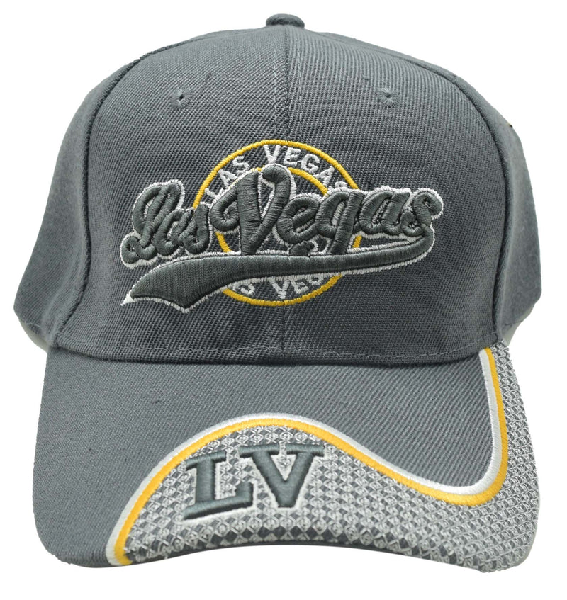 Las Vegas Cursive Script with Pattern Hat