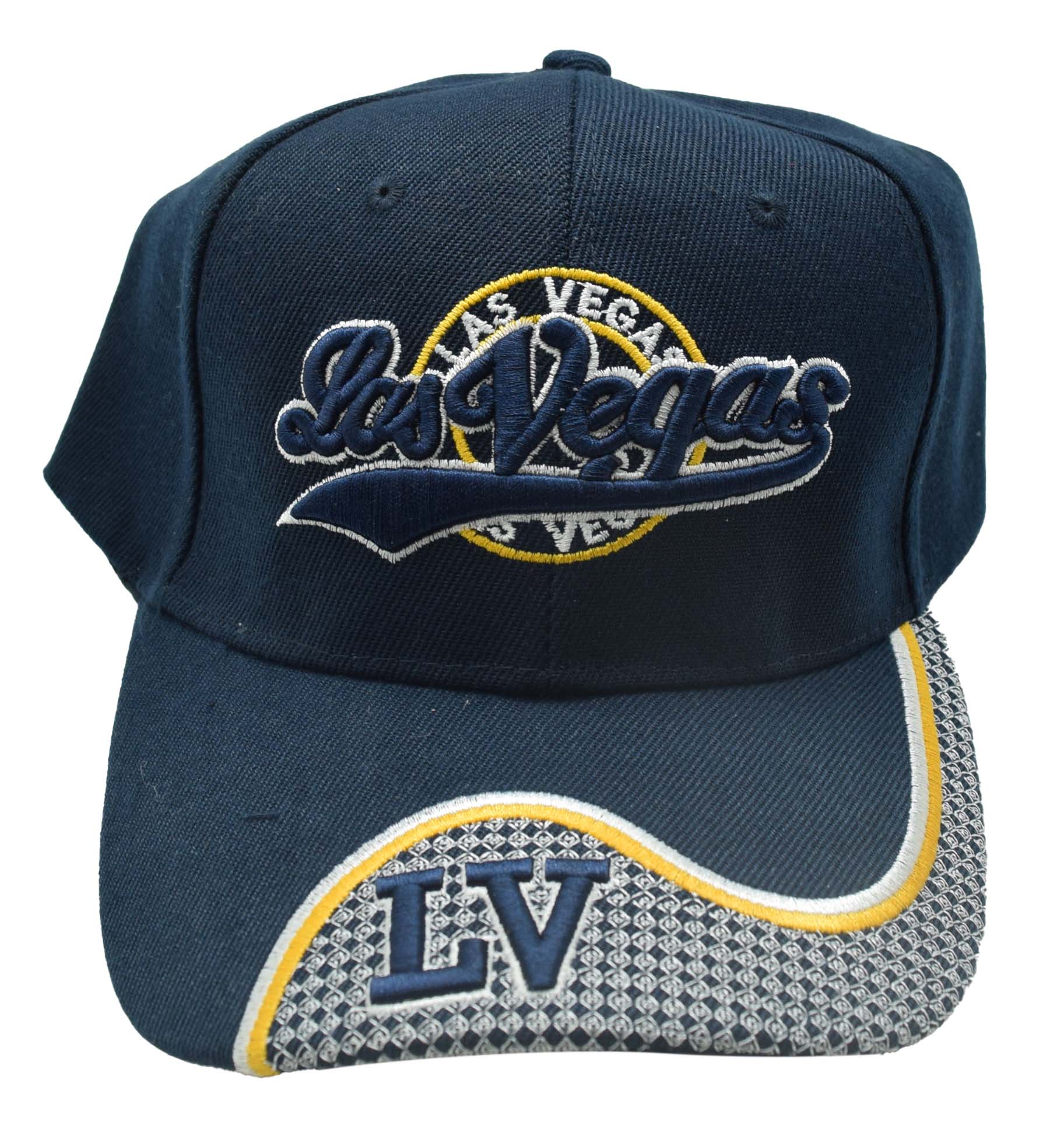 Las Vegas Cursive Script with Pattern Hat