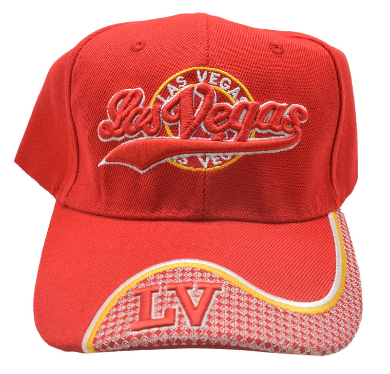 Las Vegas Cursive Script with Pattern Hat