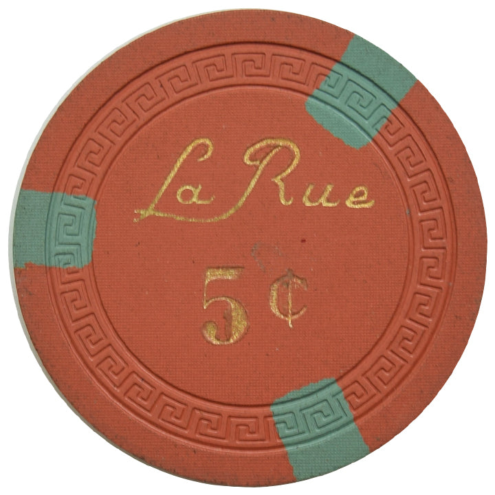 La Rue Casino Las Vegas Nevada 5 Cent Chip 1950