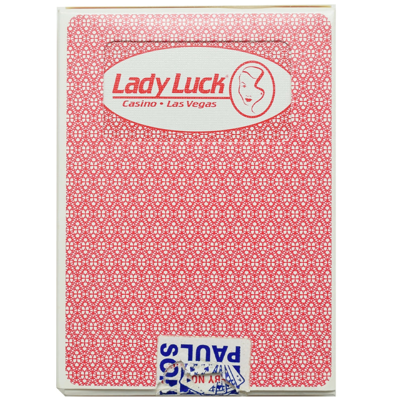 Lady Luck Las Vegas Casino Playing Cards Used Deck