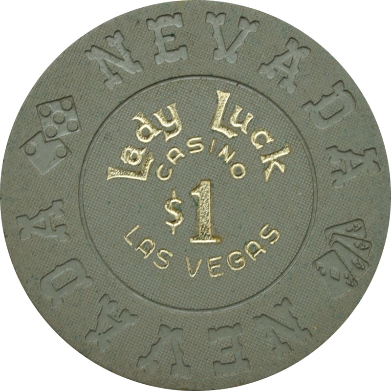 Lady Luck Casino Las Vegas Nevada $1 Chip 1970s