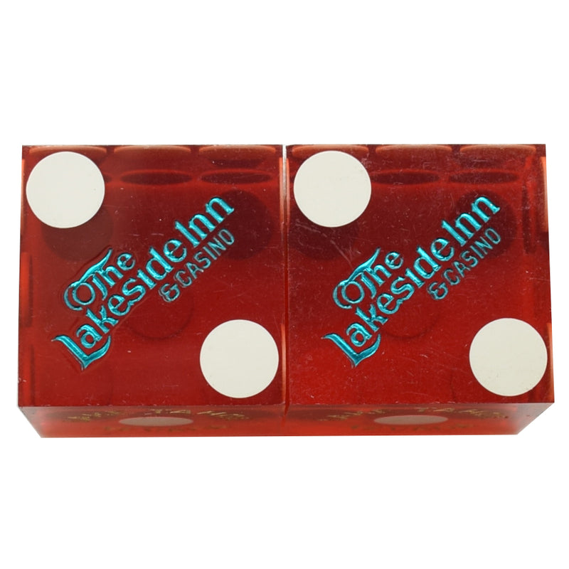 Lakeside Inn Used Casino Pair of Dice