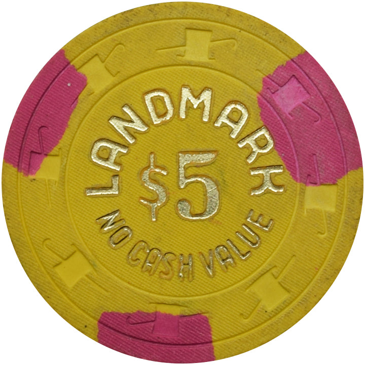 Landmark Casino Las Vegas Nevada $5 NCV Chip 1978