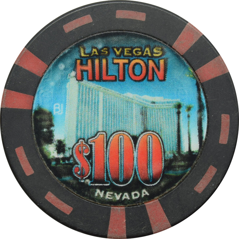 Las Vegas Hilton Casino Las Vegas Nevada $100 Chip 2005