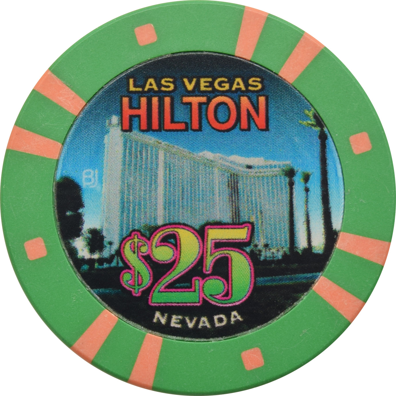 Las Vegas Hilton Casino Las Vegas Nevada $25 Chip 2005