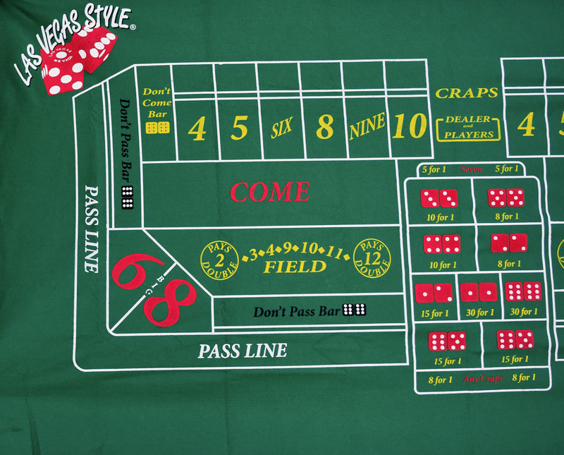 Craps Home Style Layout