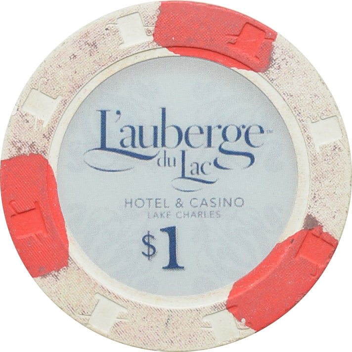 Lauberge du Lac Casino Lake Charles LA $1 Chip