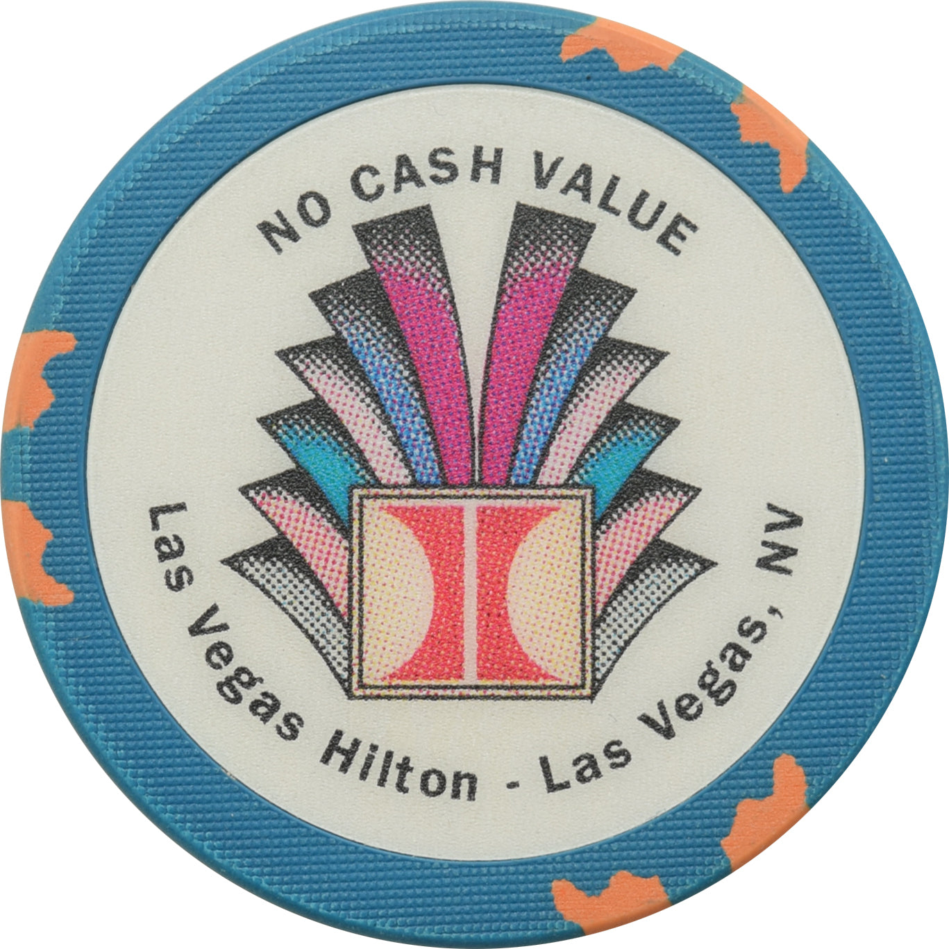 Las Vegas Hilton Casino Las Vegas Nevada Let It Ride 100 NCV Chip 1996