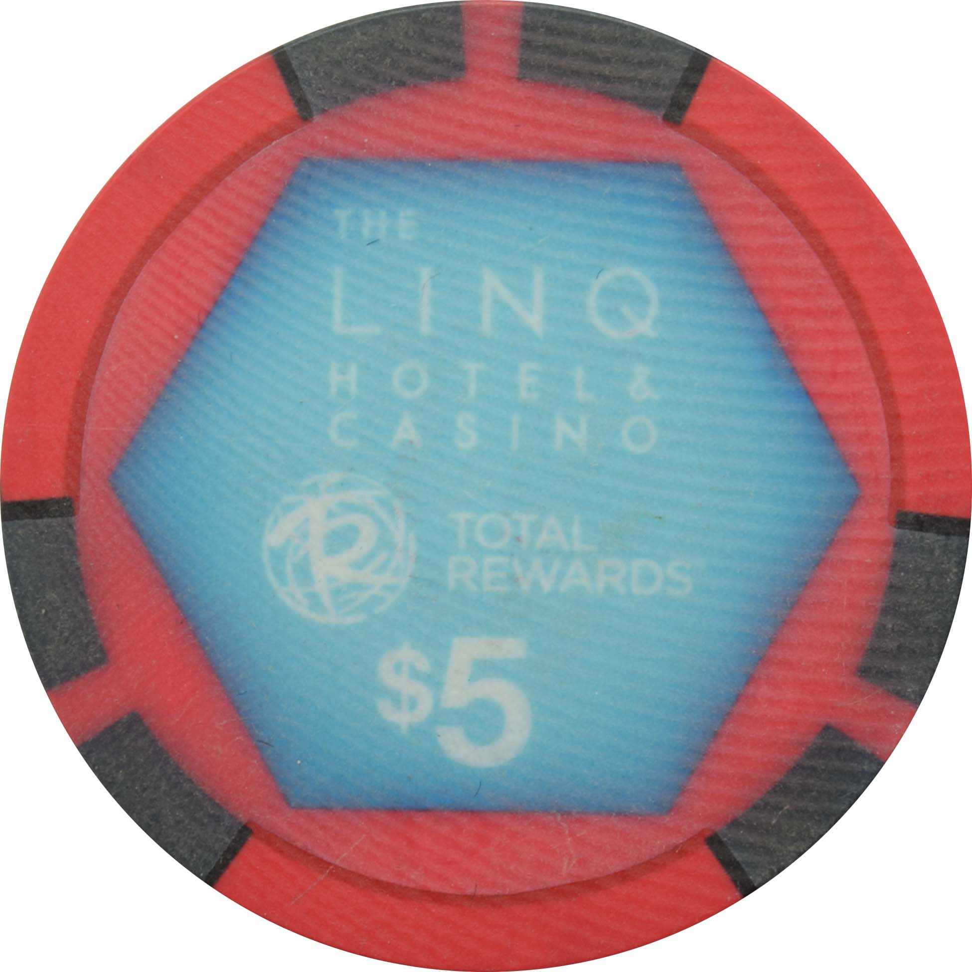 The Linq Casino Las Vegas Nevada $5 Chip 2014