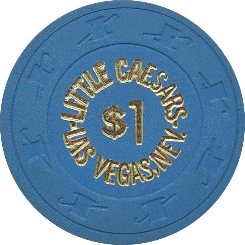 Little Caesars Casino Las Vegas Nevada $1 NM Condition Chip 1970