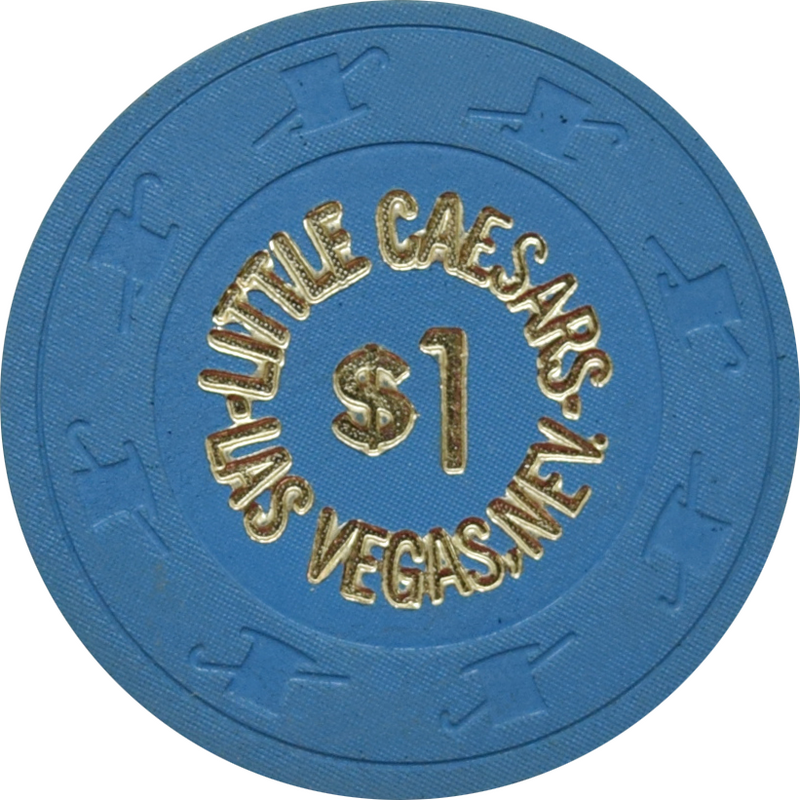 Little Caesars Casino Las Vegas Nevada $1 NM Condition Chip 1970