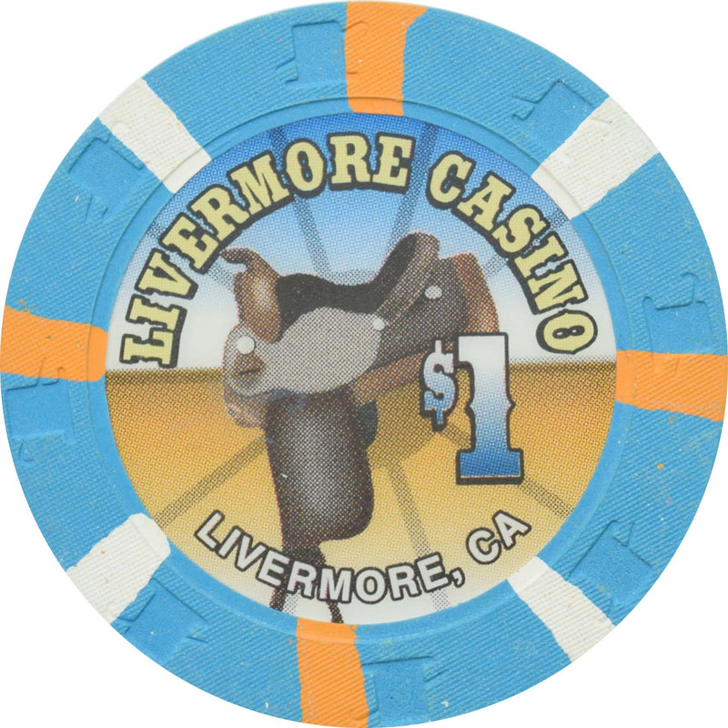 Livermore Casino Livermore California $1 Chip