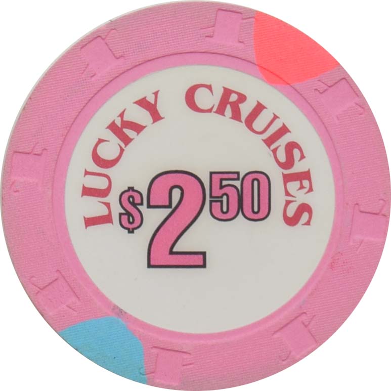 Lucky Cruises/Manhattan Cruises Manhattan New York $2.50 Chip