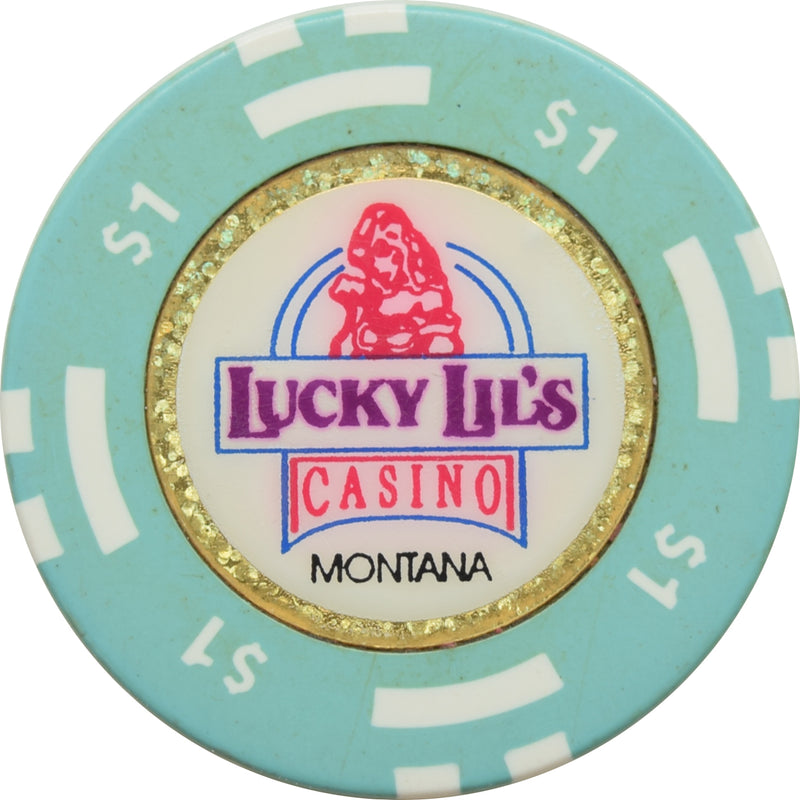 Lucky Lil's Casino Butte MT $1 Chip