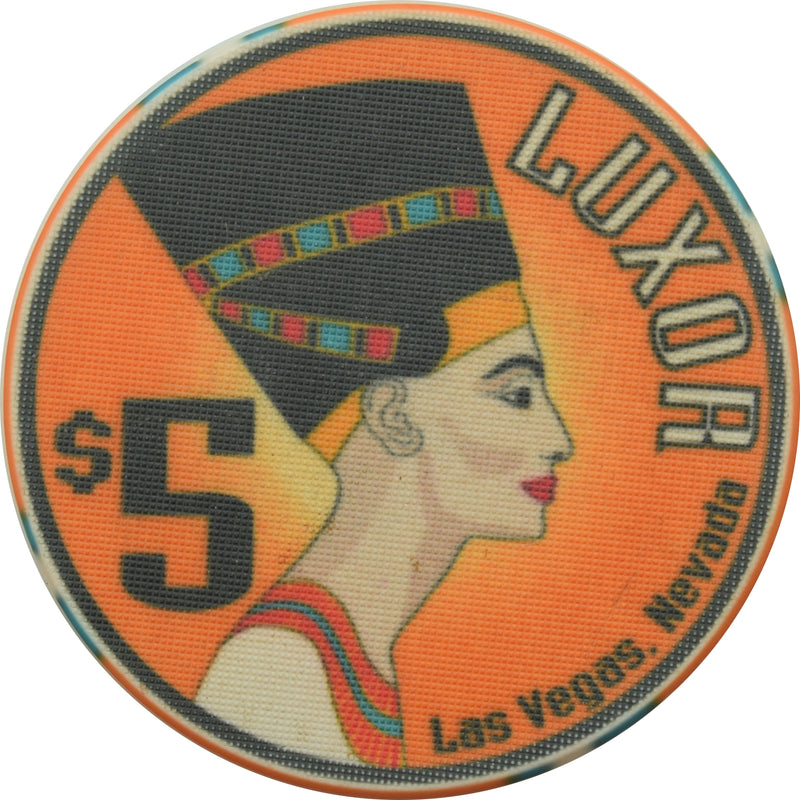 Luxor Casino Las Vegas Nevada $5 Nefertiti Chip 1993