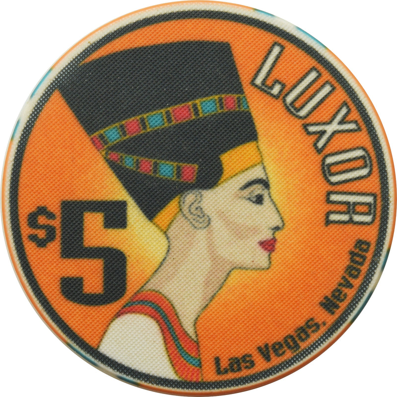 Luxor Casino Las Vegas Nevada $5 Nefertiti Chip 1993