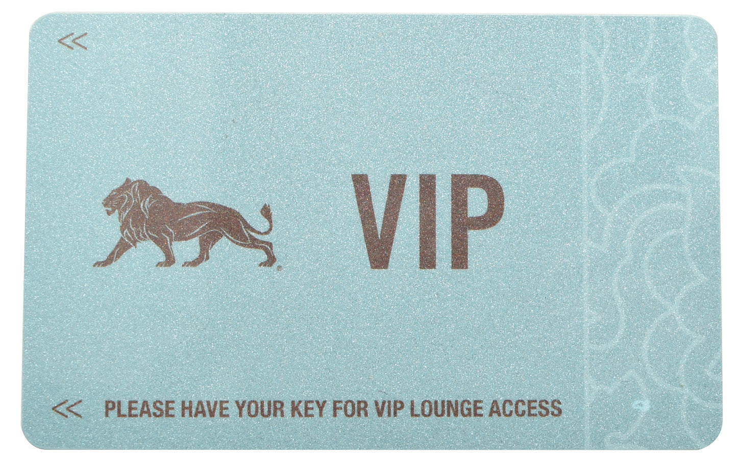 MGM Grand Casino Las Vegas Nevada VIP Lounge Access Card