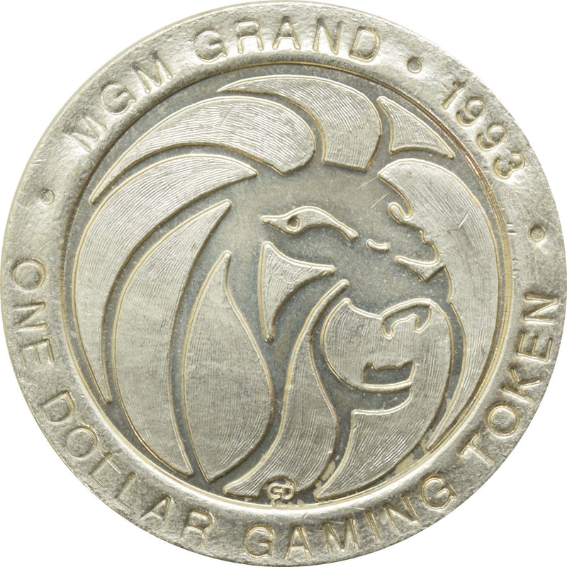 MGM Grand Casino Las Vegas Nevada $1 "Wack E. Wolf." Token 1993