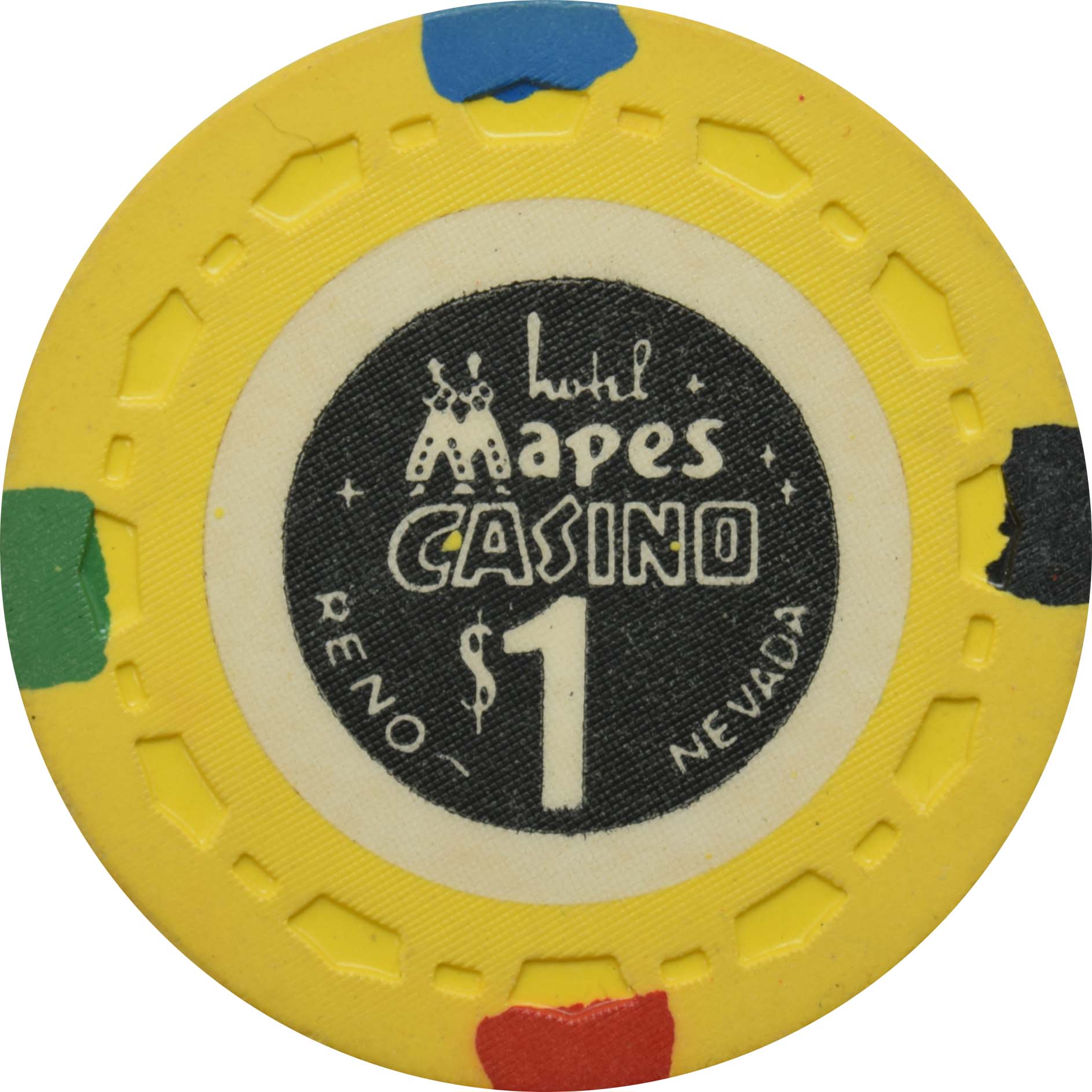 Mapes Casino Reno Nevada $1 Chip 1964