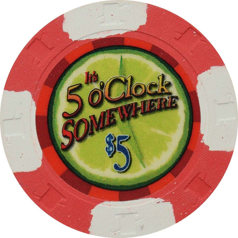 Margaritaville Casino Biloxi Mississippi $5 Chip