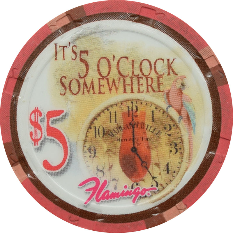 Flamingo Margaritaville Casino Las Vegas Nevada $5 Chip 2011