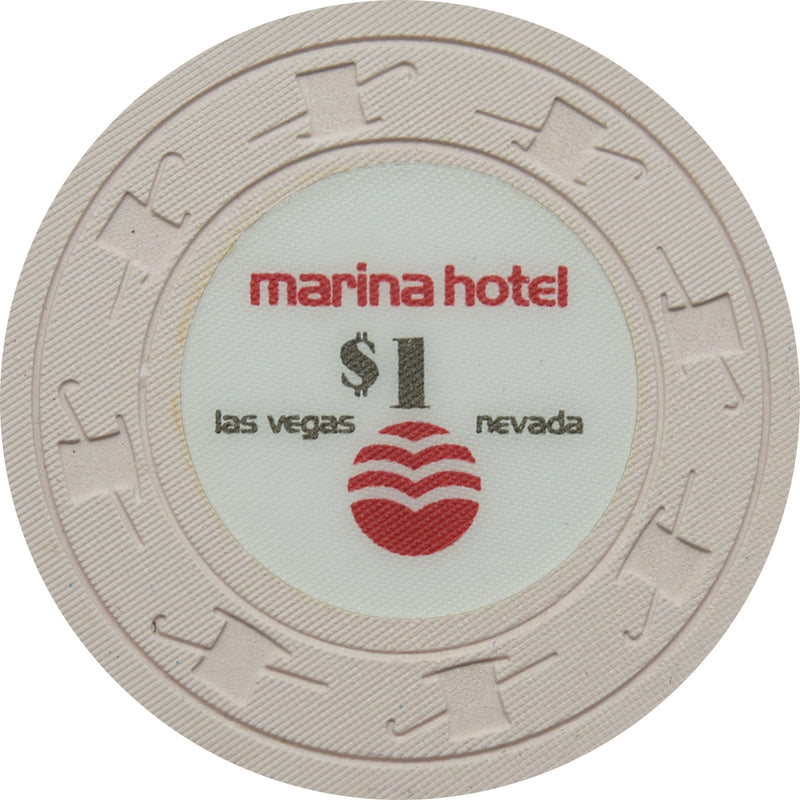 Marina Casino Las Vegas Nevada $1 Chip 1988