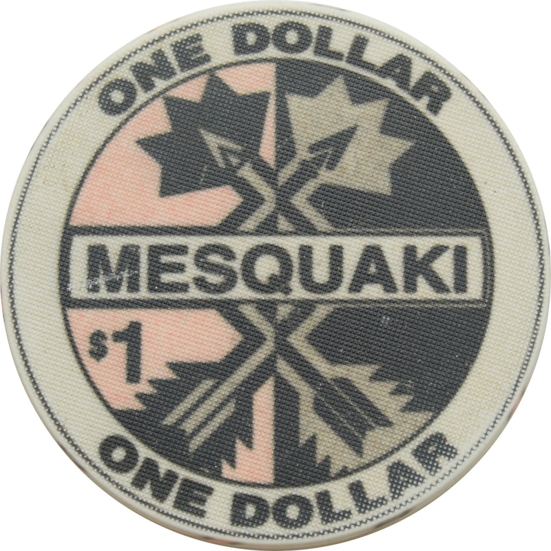 Meskwaki Bingo/Casino Tama Iowa $1 Chip